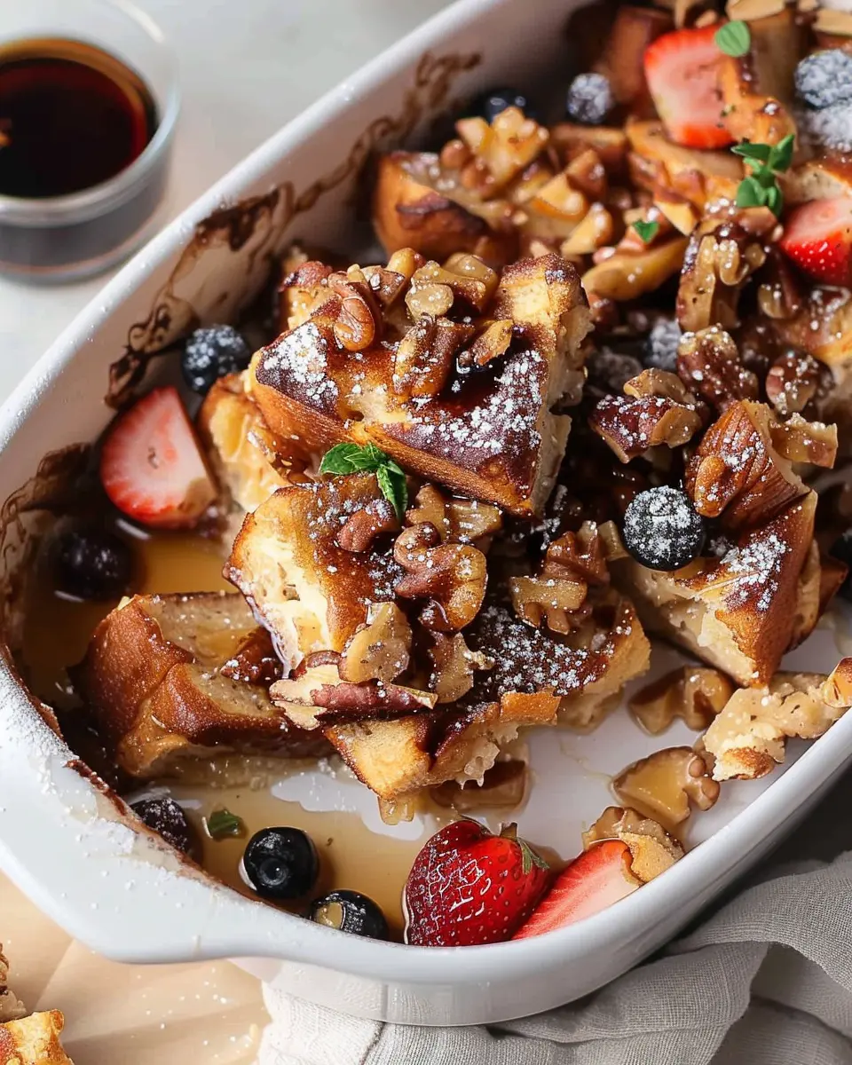 Vegan French Toast Casserole: Easy, Cozy Breakfast Delight