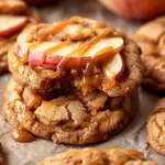 Rich and Chewy Caramel Apple Cookies
