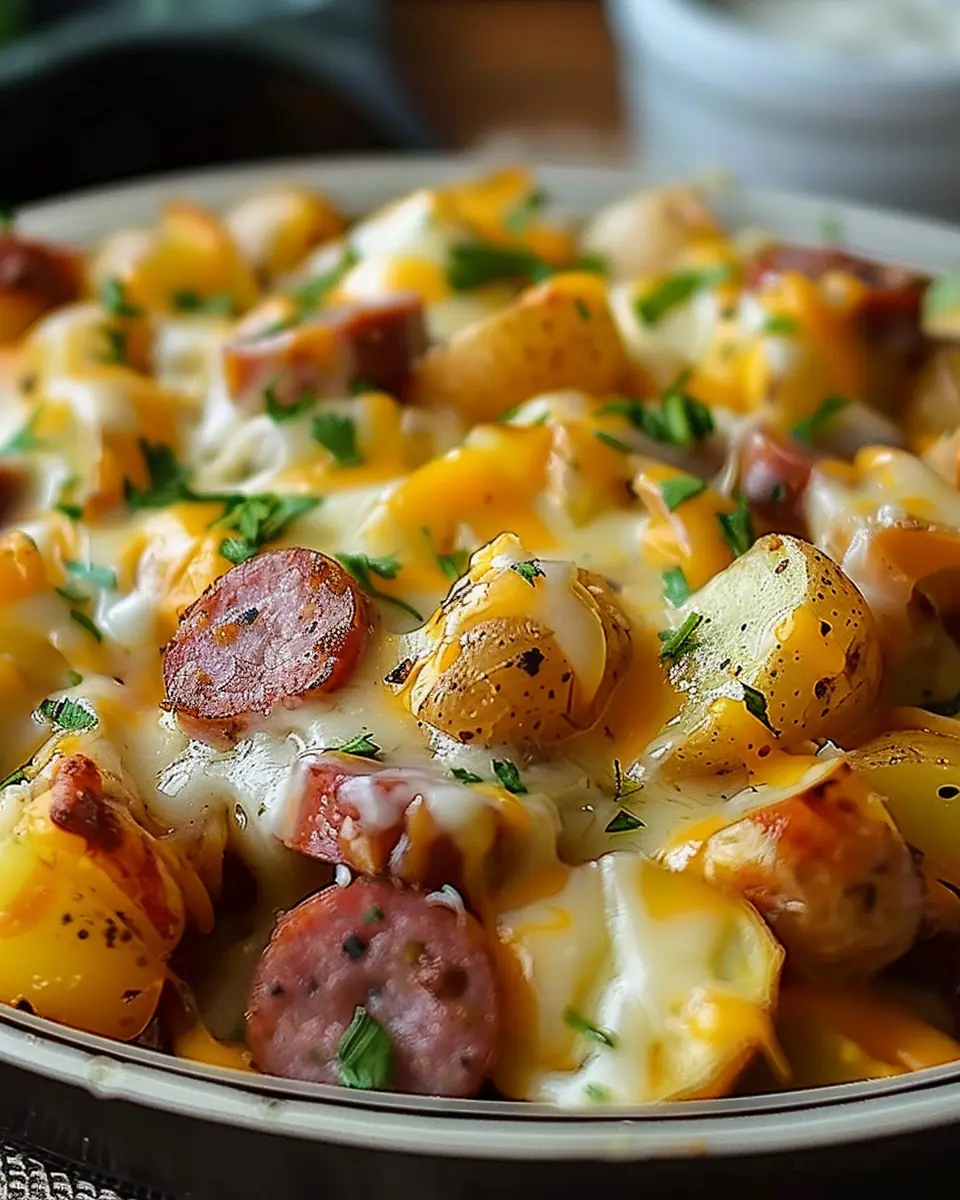 Cheesy Ranch Potatoes and Smoked Sausage: A Delicious Twist on Comfort Food
