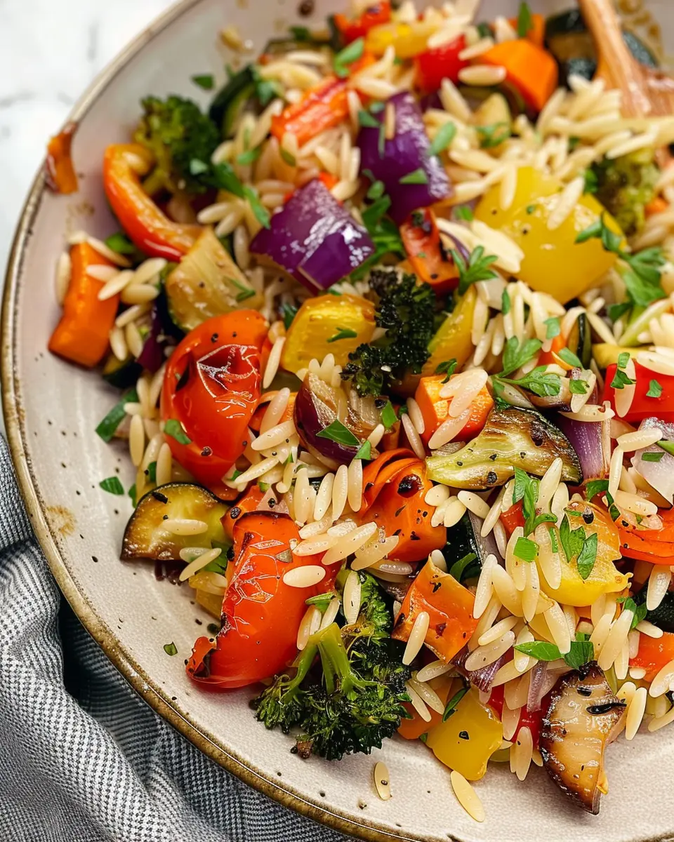 Roasted Vegetable Orzo: The Best Comforting Dish You’ll Love