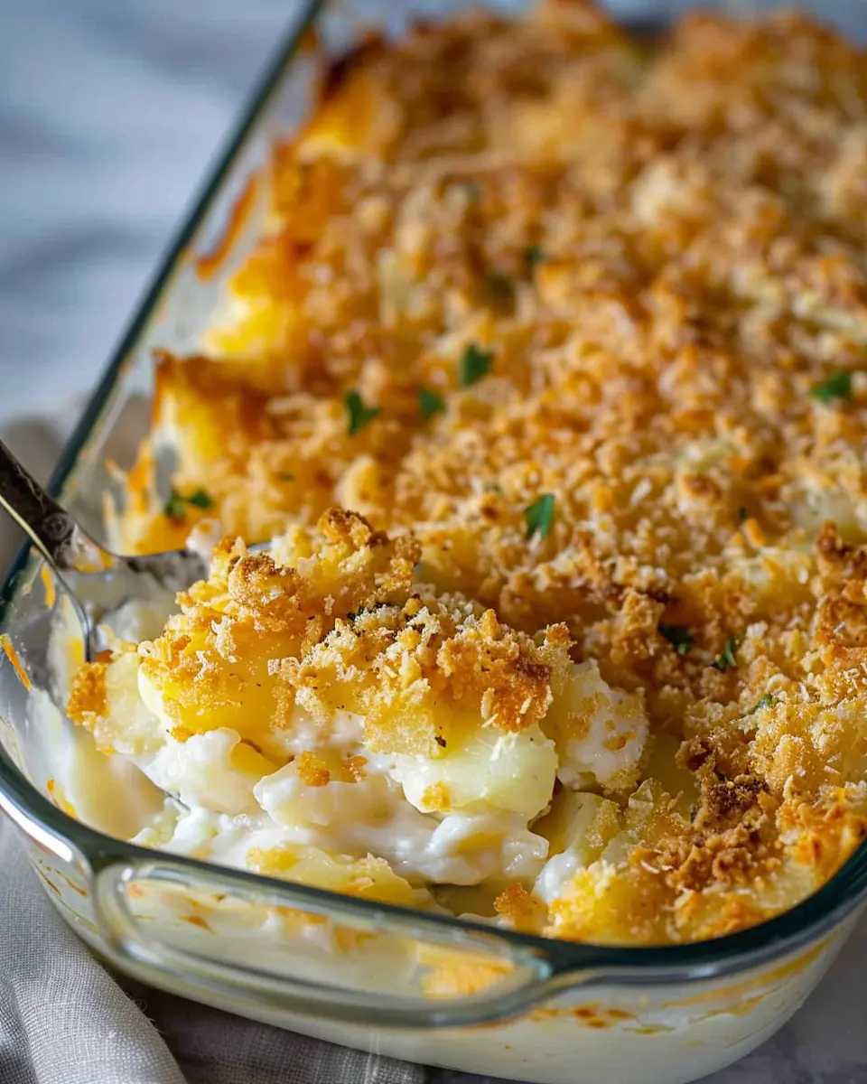 Funeral Potatoes Recipe: Indulgent Comfort with Turkey Bacon and Chicken Ham