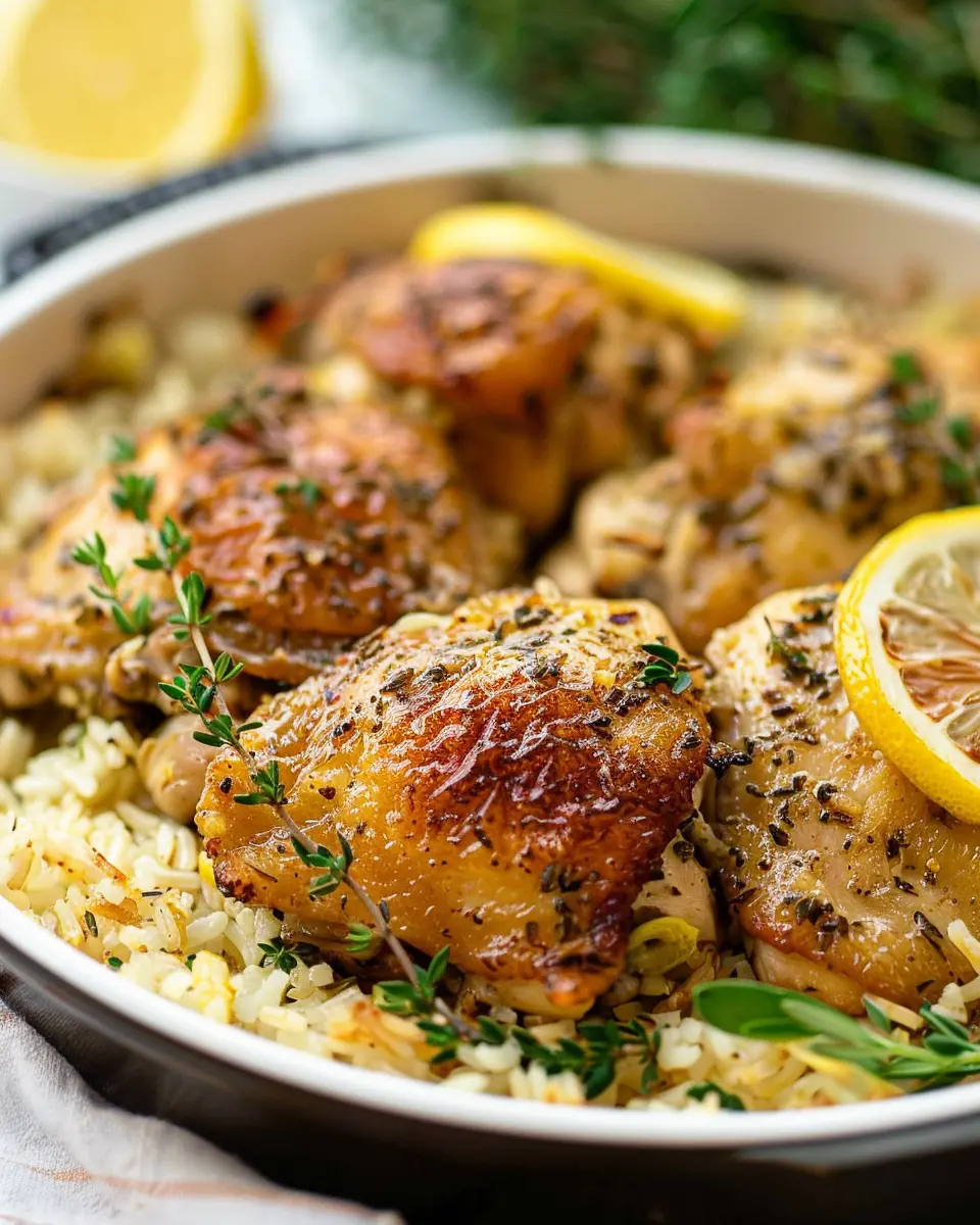 Slow Cooker Lemon Herb Chicken and Rice: The Best Comfort Meal