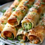 Crispy Jalapeño Popper Chicken Taquitos Recipe Delight