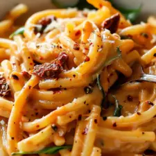 Sun-Dried Tomato Pasta: Easy Recipe with Turkey Bacon Delight