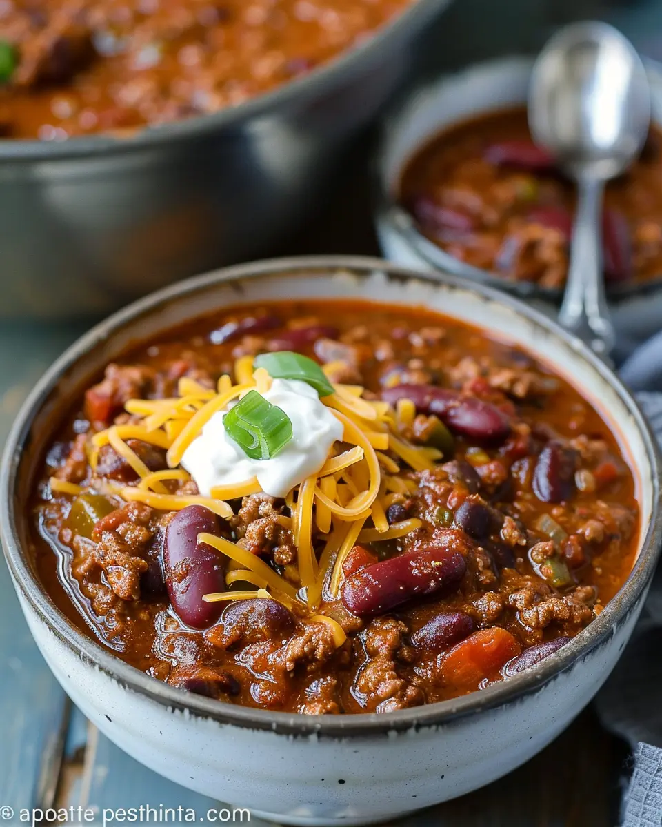 The Best Chili Recipe: Indulgent Flavor with Turkey Bacon and Beef