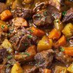 Saucy Beef and Vegetable Casserole