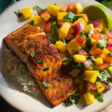 Salmon recipe with fresh mango salsa: A juicy twist for dinner