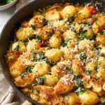 Garlic Chicken Gnocchi Skillet