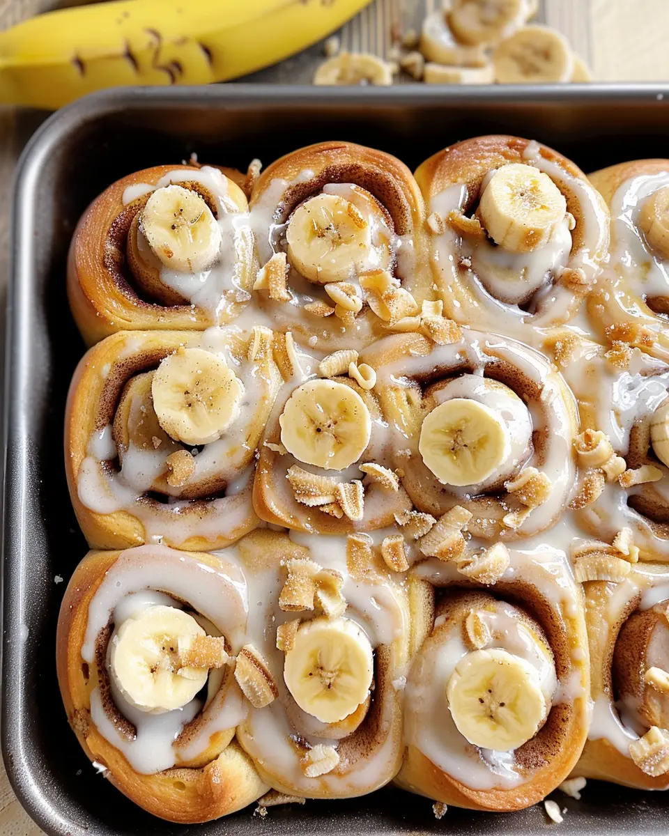 Banana Cinnamon Rolls: Easy Indulgence for Cozy Mornings