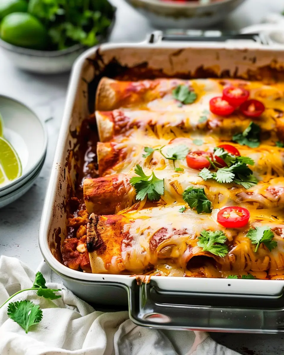 Easy Chicken Enchiladas Recipe: Delightfully Simple Comfort Food