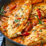 Quick Tilapia in Roasted Pepper Sauce